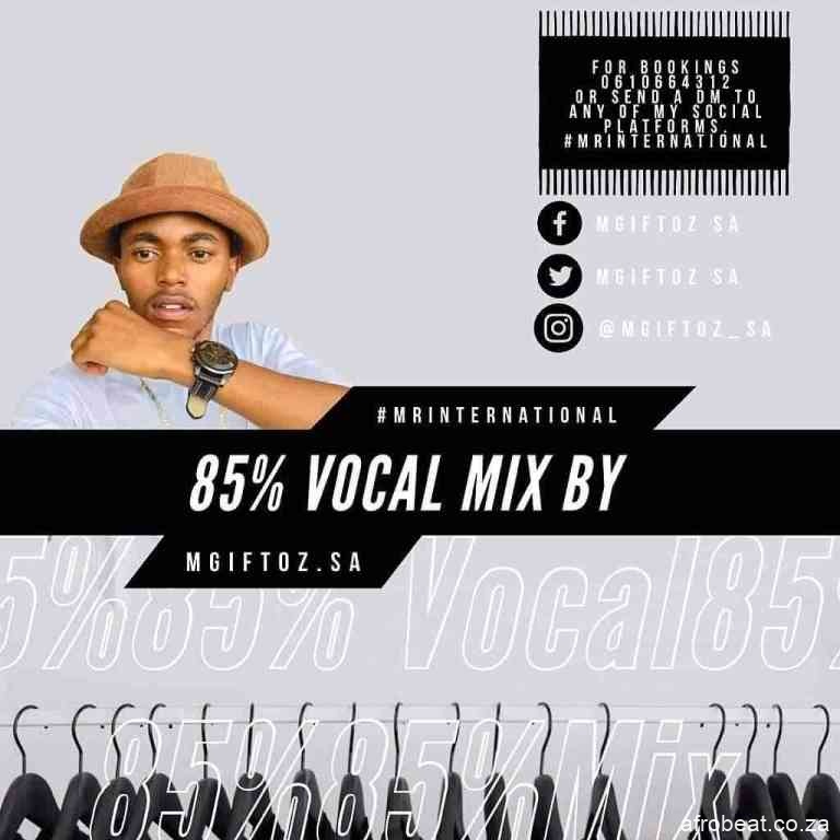 Mgiftoz SA – 85 Vocal Mix Hiphopza - Mgiftoz SA – 85% Vocal Mix